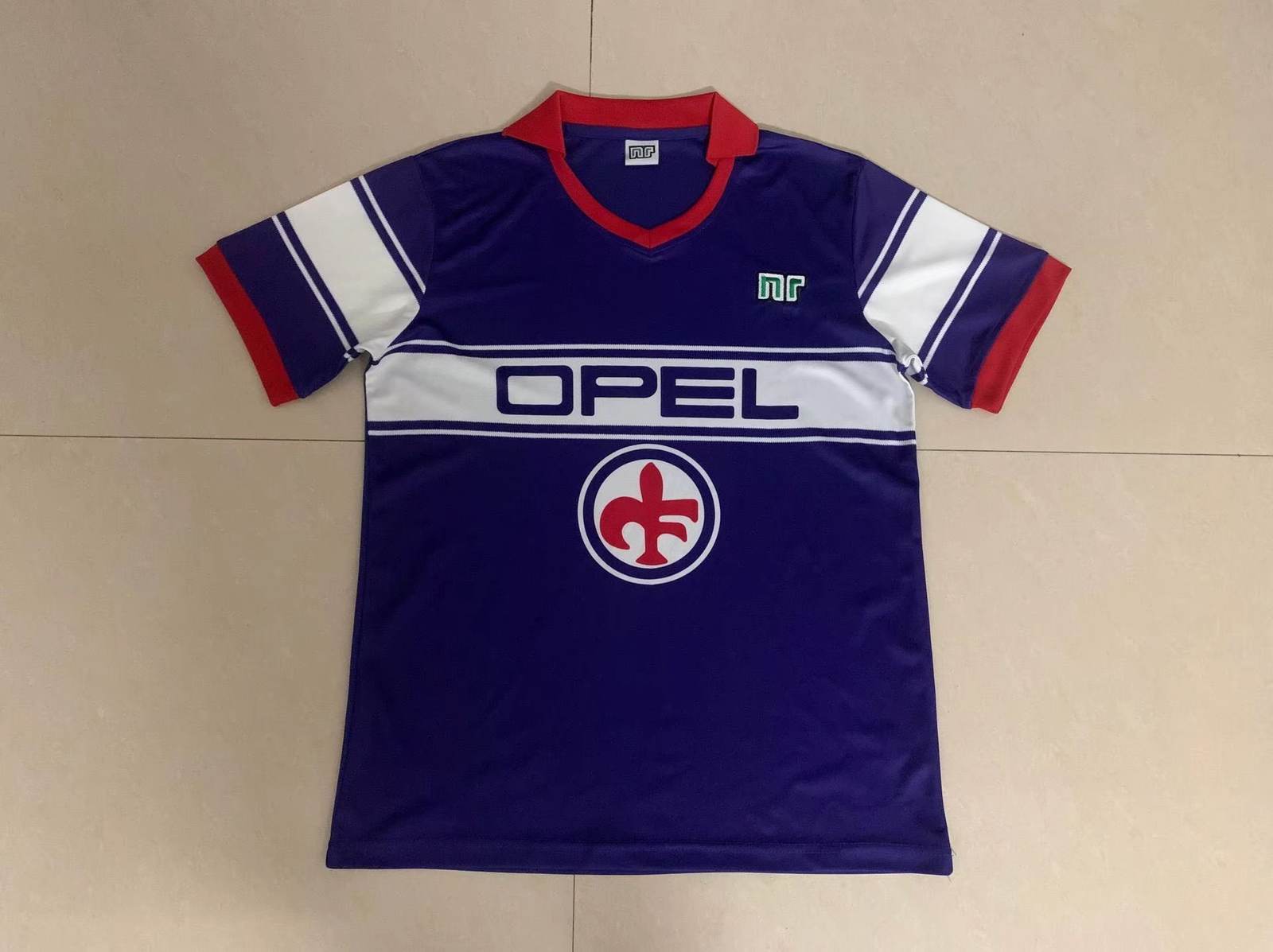 84 85 Fiorentina Home Retro S-XXL 84 85 佛罗伦萨 主场 复古 S-XXL