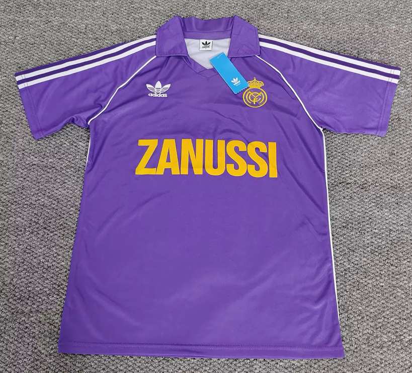 84 85 Real Madrid away retro 84 85 皇马 客场 复古_190900631