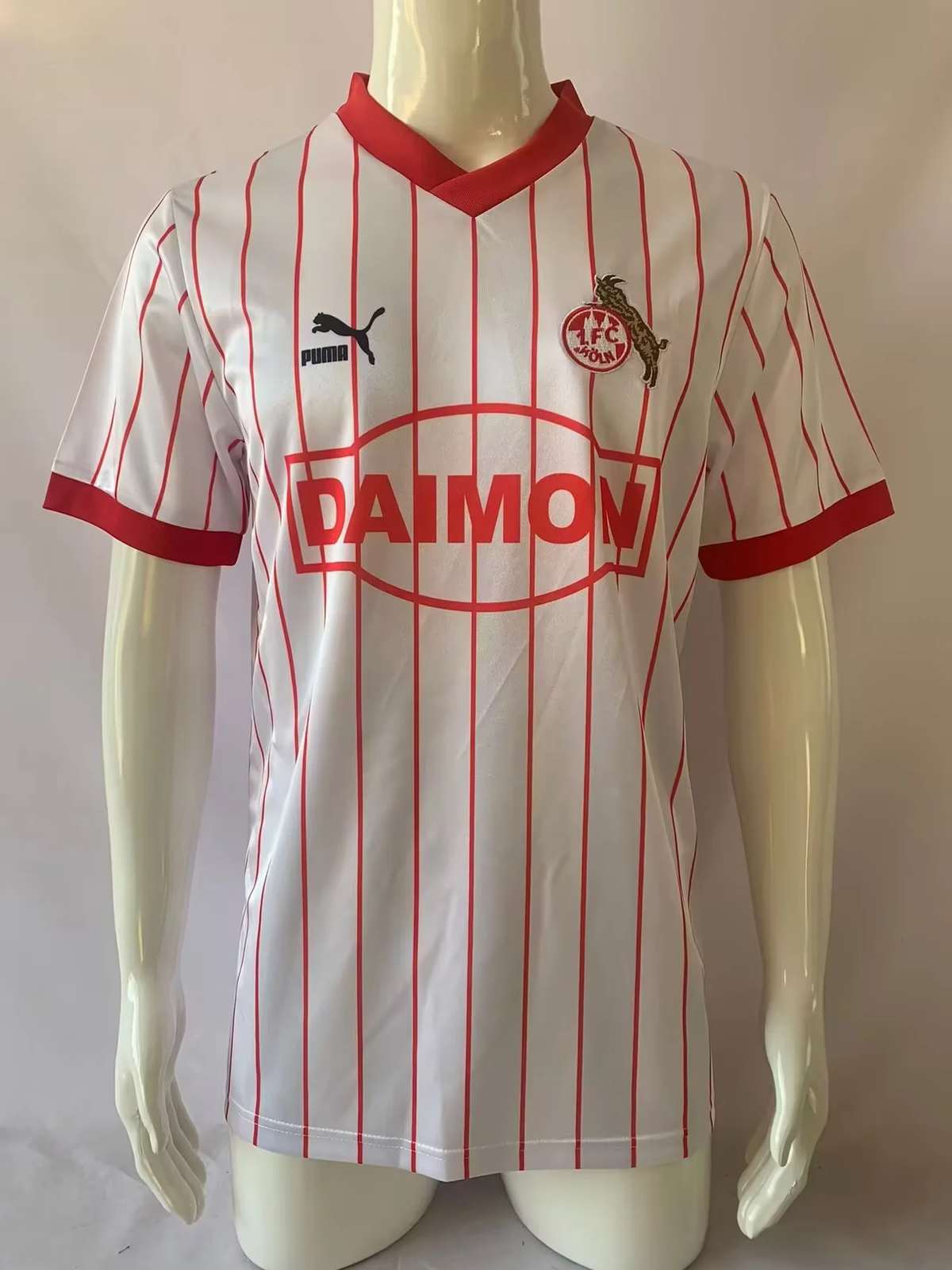85 86 FC Köln home Retro size S-2XL 85 86 科隆 主场