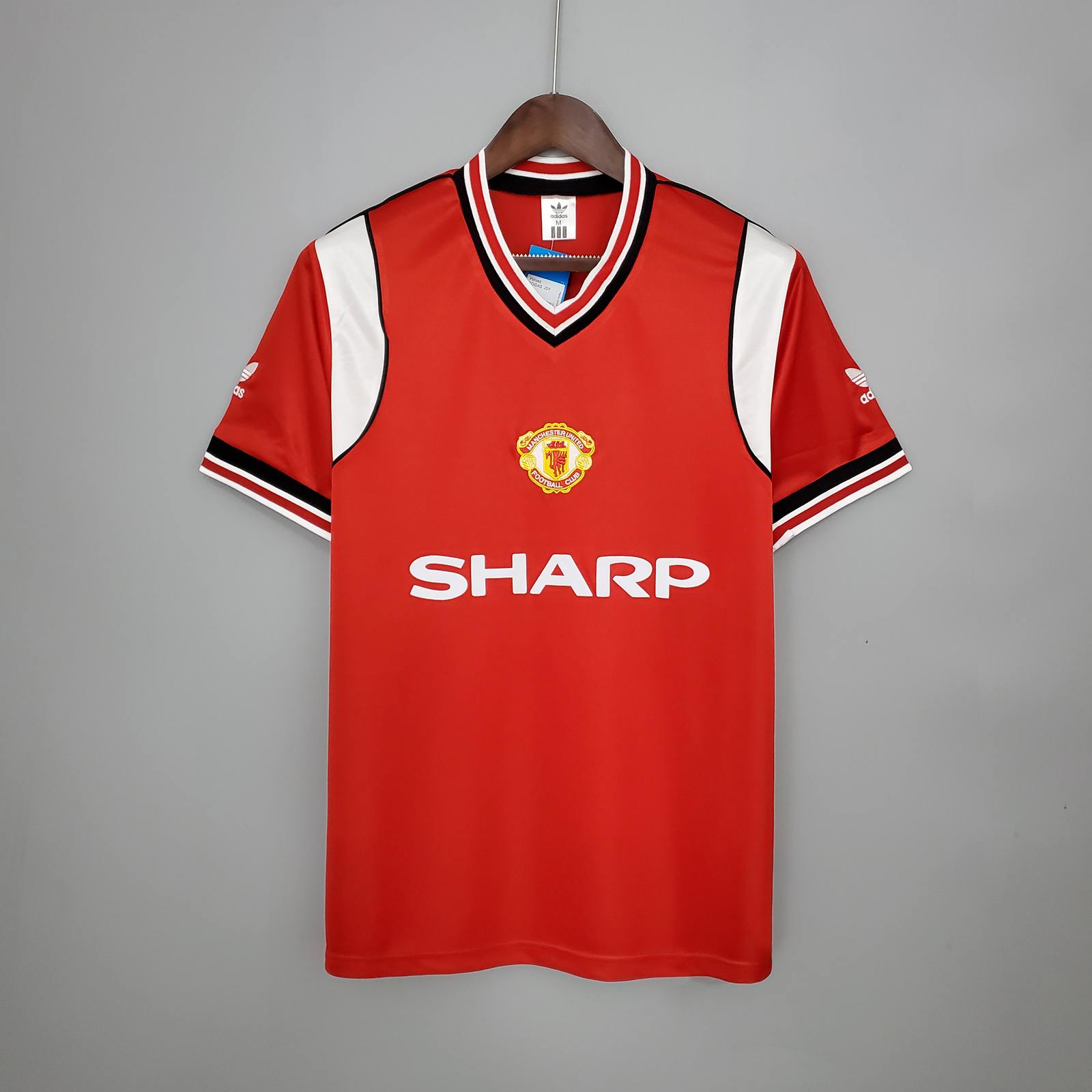 85 86 Man united home retro S-XXL 曼联主场复古