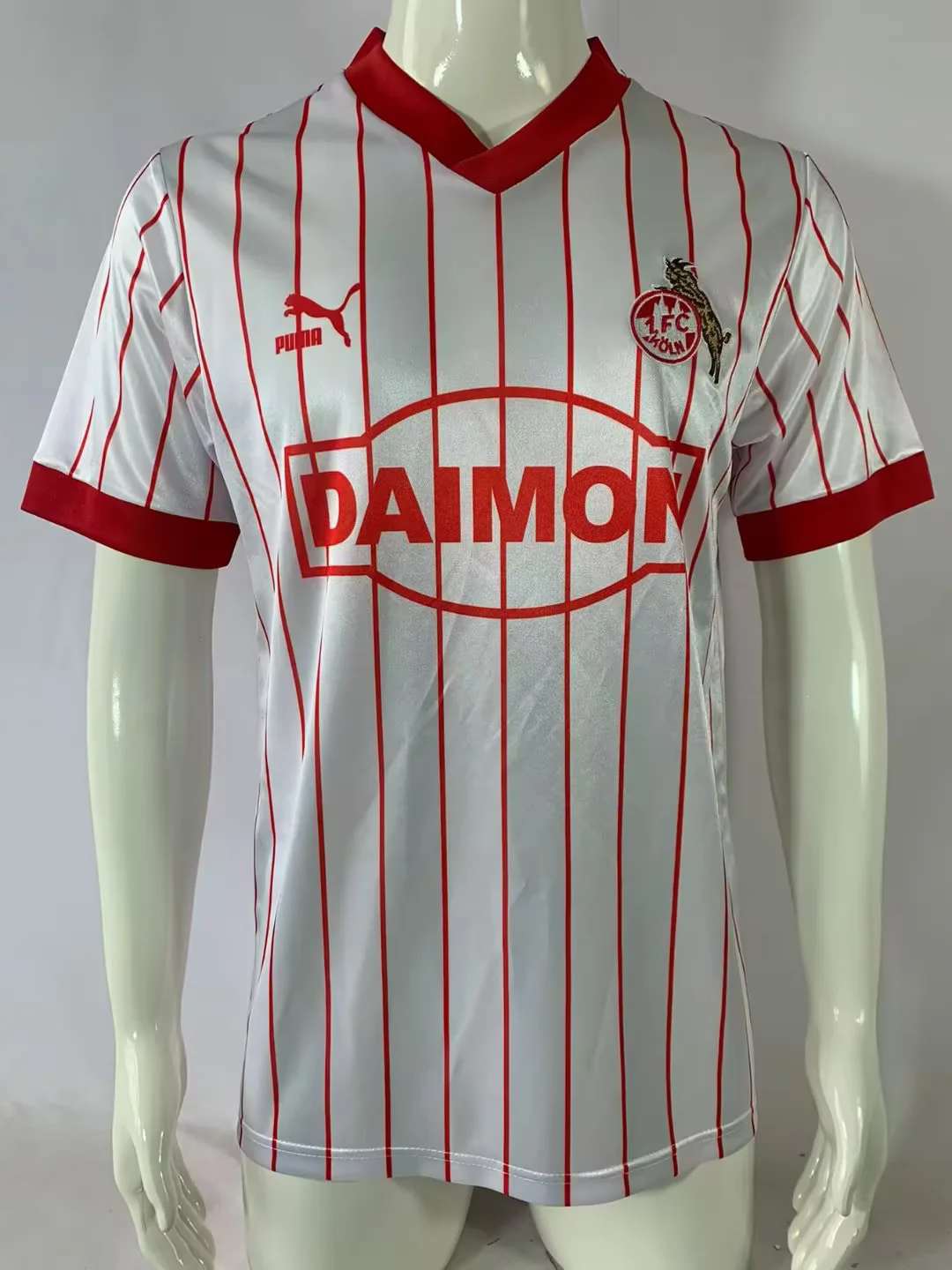 86 87 FC Köln home Retro size S-2XL 86 87 科隆 主场