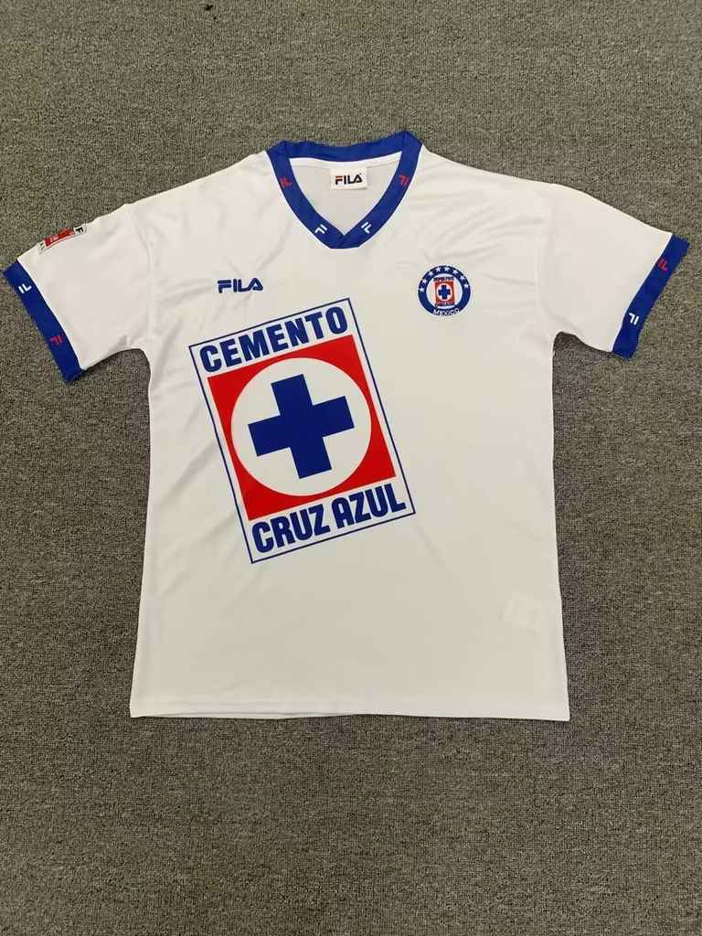 86 Cruz Azul away retro 86 蓝十字 客场 复古