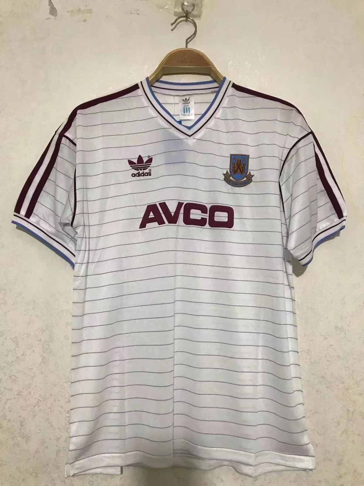 86 West Ham away retro S-XXL 86 西汉姆 客场 复古 S—XXL