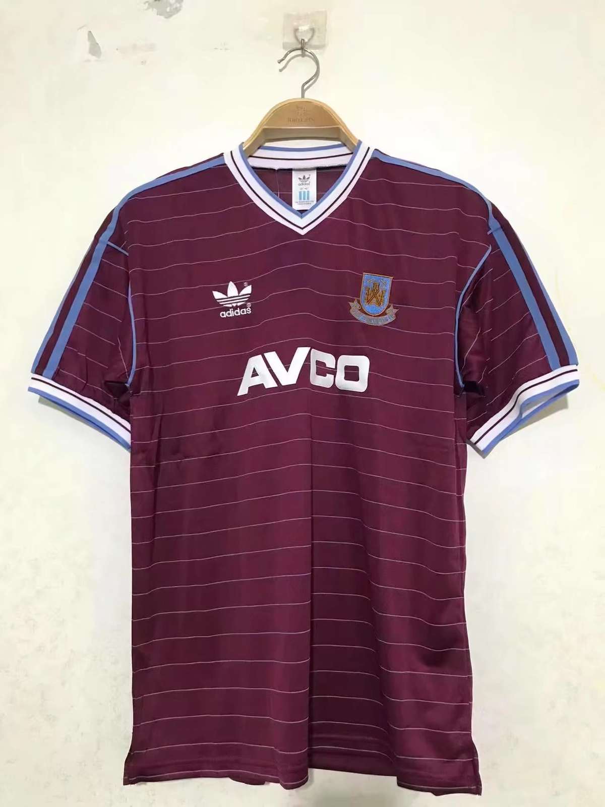 86 West Ham home retro S-XXL 86 西汉姆联 主场 复古 S—XXL