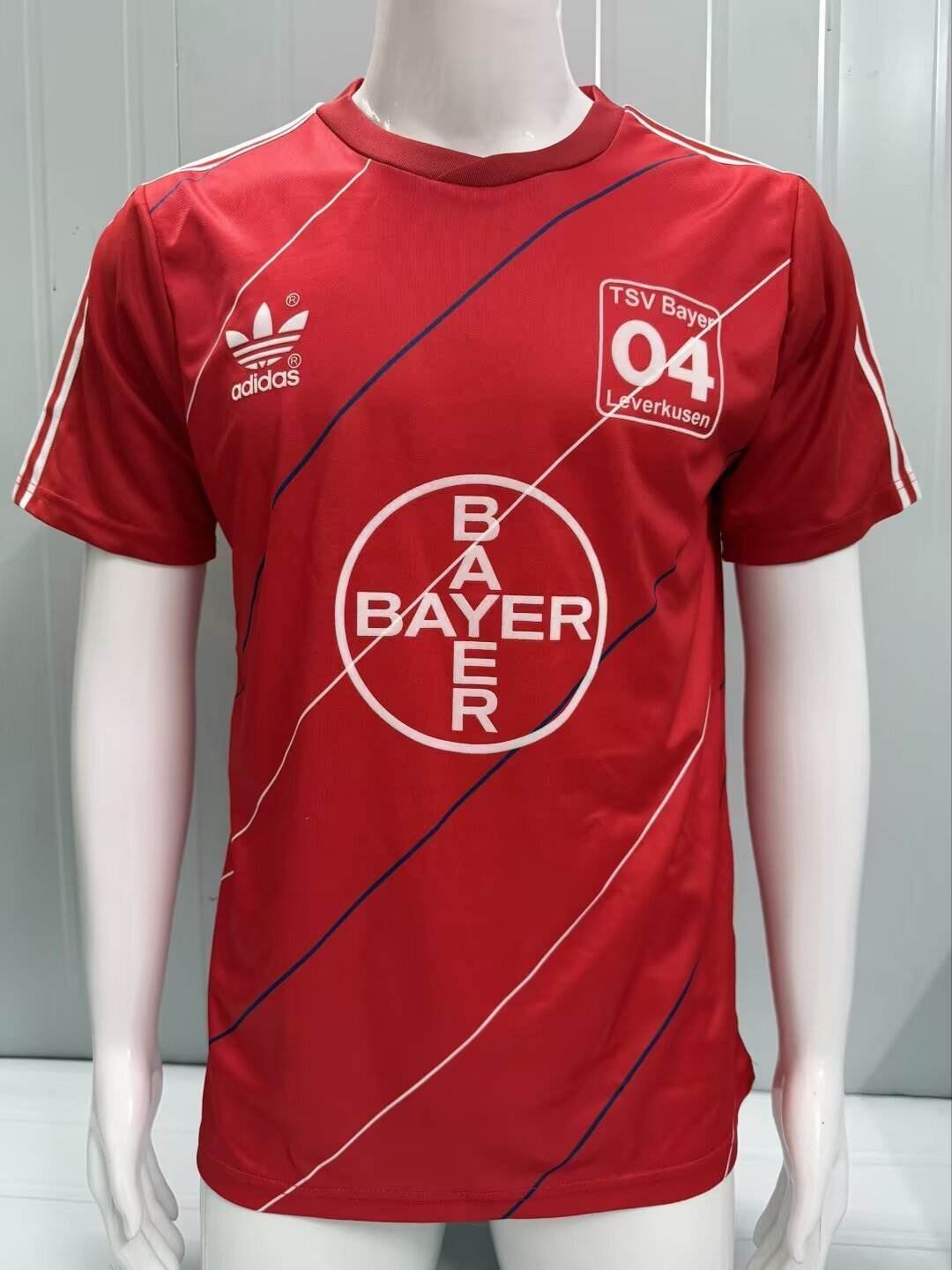 87 88 Leverkusen home retro 87 88 勒沃库森 主场 复古
