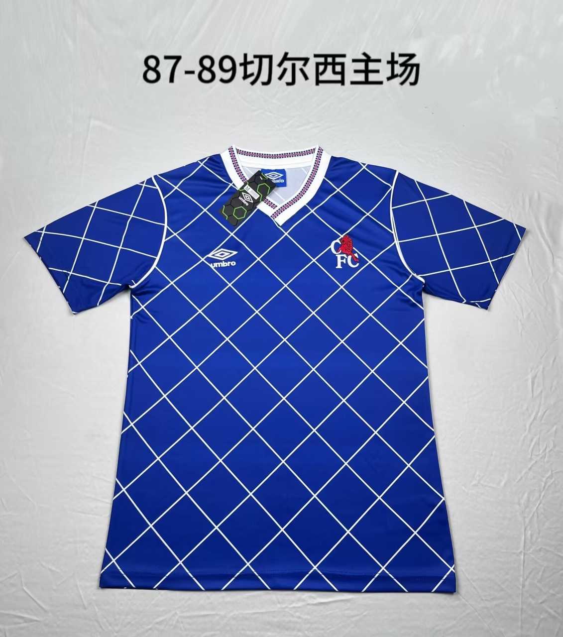 87 89 Chelsea Home Retro 87 89 切尔西 主场 复古