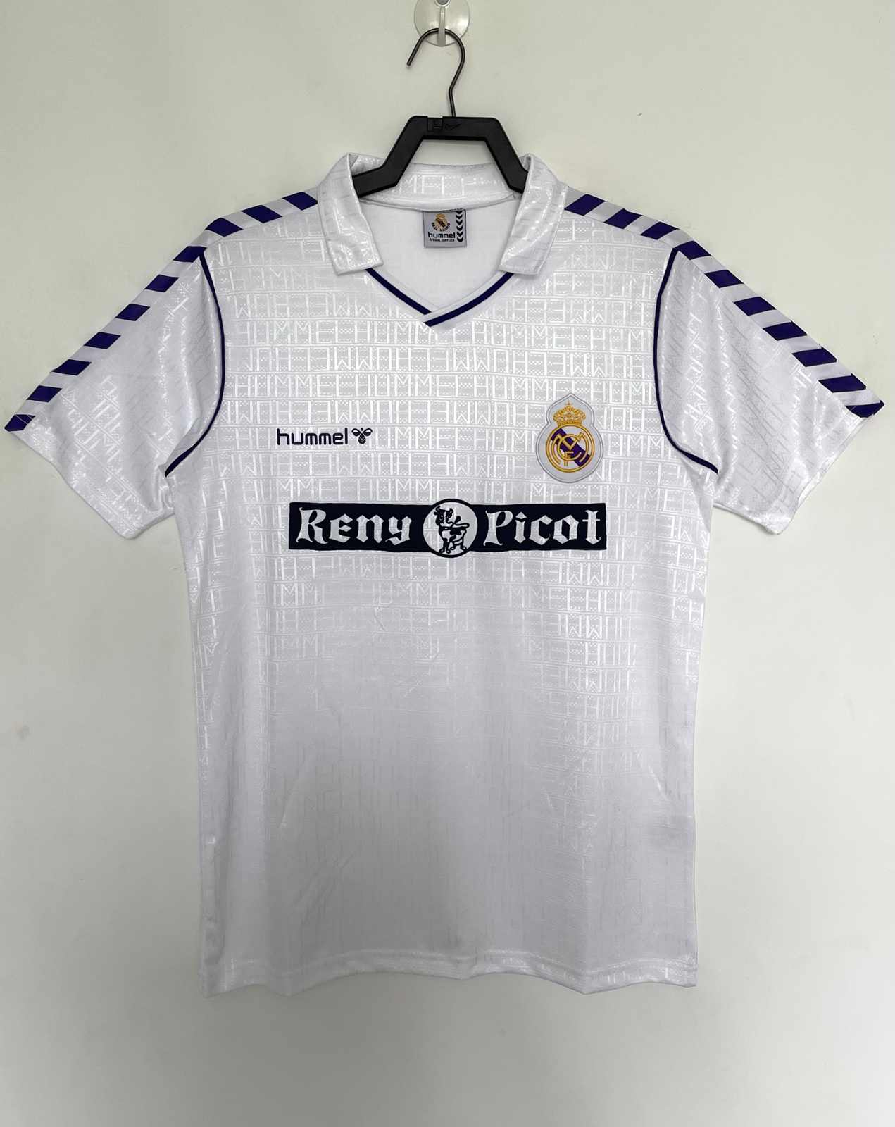 89 90 Real Madrid home white Retro S-XXL 89 90 皇马 主场
