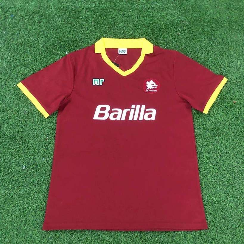 89 90 Roma Home Retro S-XXL 89 90 罗马 主场