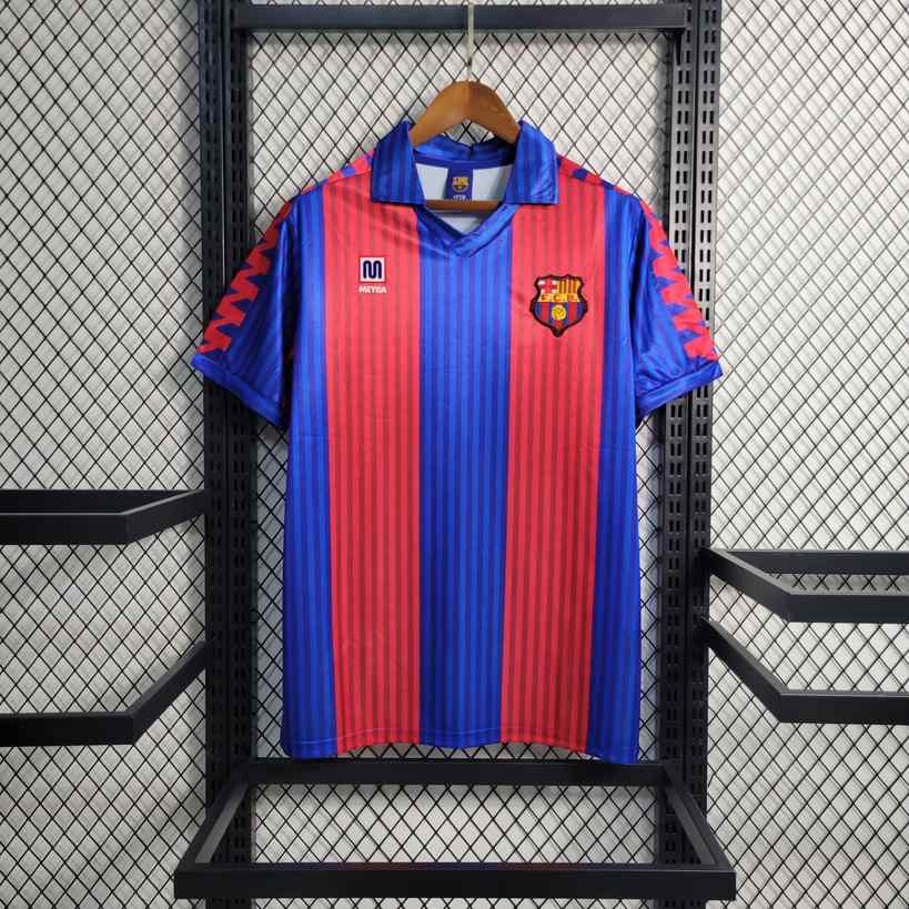 90 91 Barcelona home retro S-XXL 90 91 巴萨 主场 复古