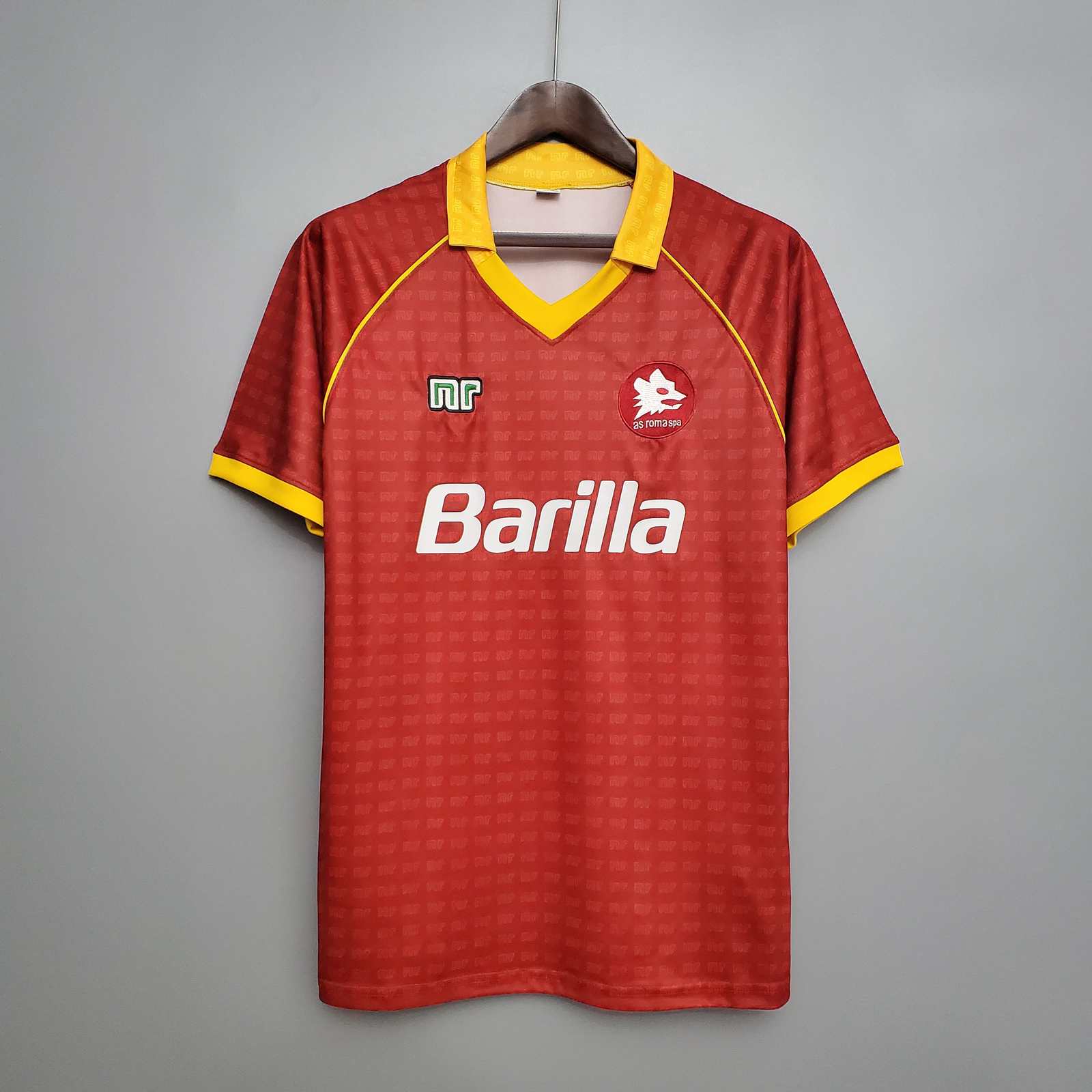 90 91 Roma home retro S-XXL 罗马 主场 复古 S-XXL