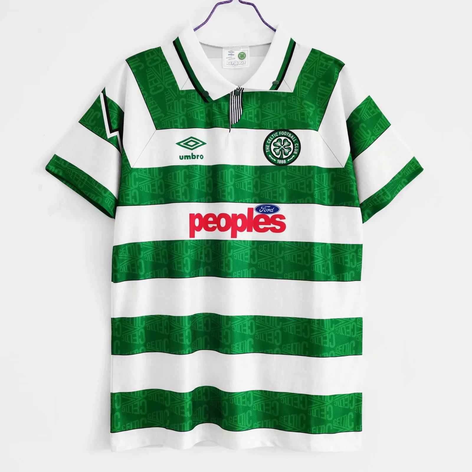 91 92 Celtic home retro 91 92 凯尔特人 主场