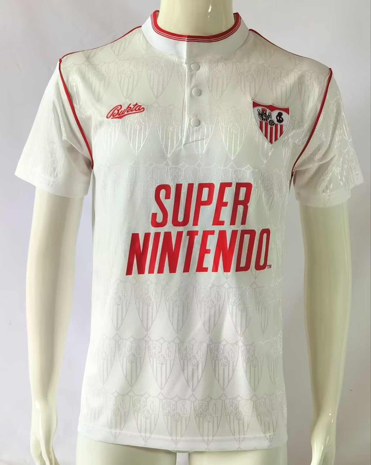 91 92 Sevilla home retro S~XXL 91 92 塞维利亚 主场 复古 S~XXL