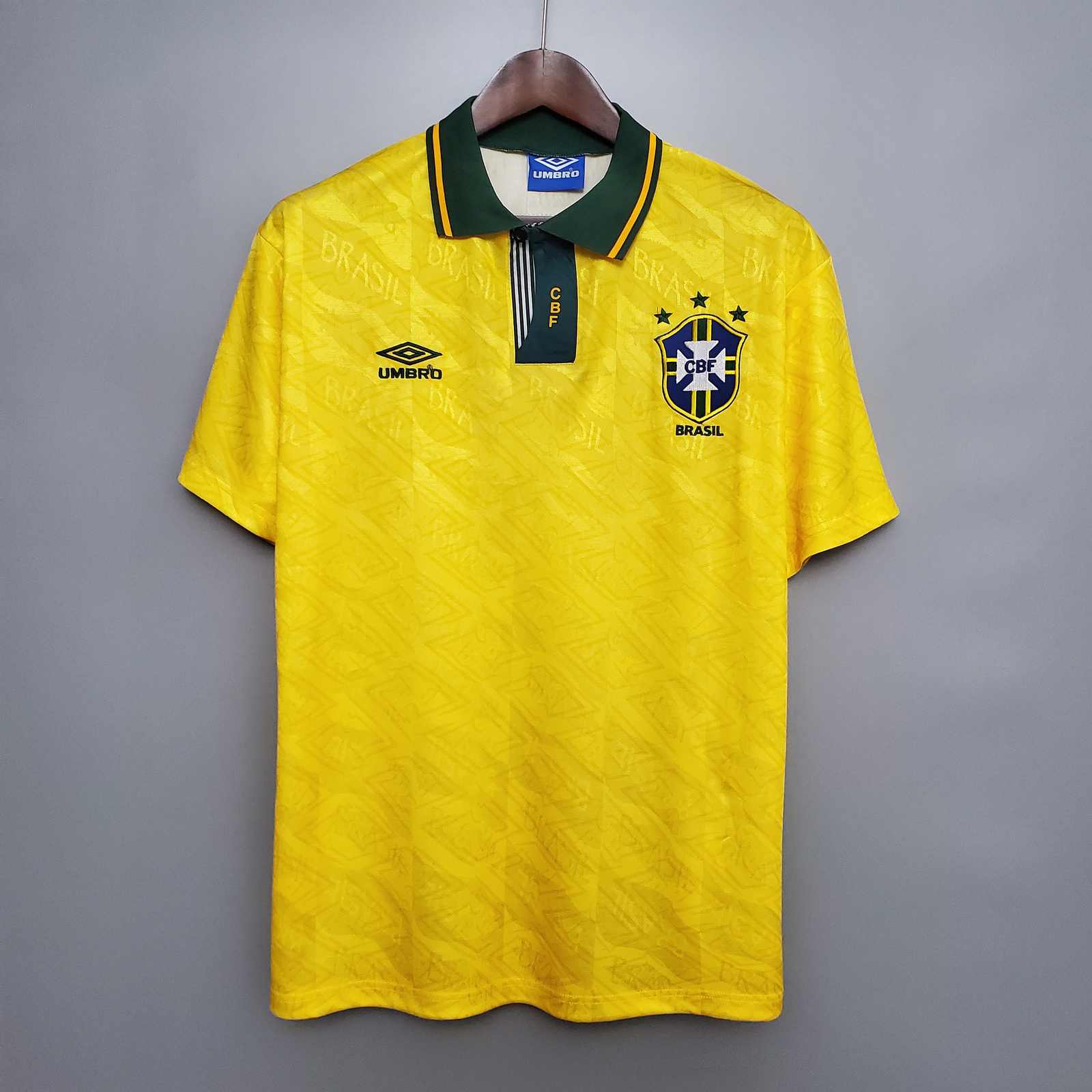 91 93 Brazil Home Retro S~2XL 91 93 巴西 主场 复古 S~2XL