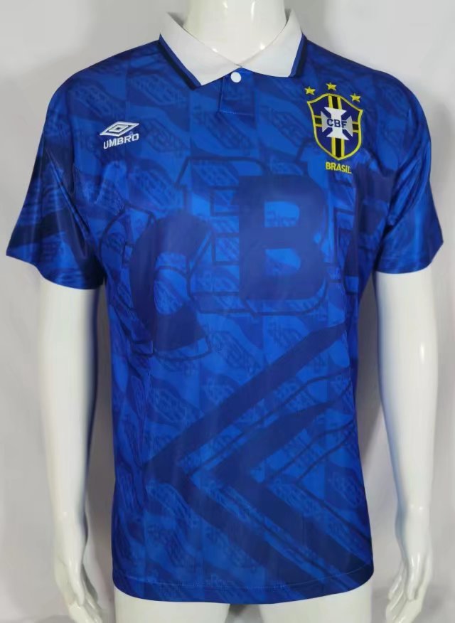 91 93 Brazil away retro 91 93 巴西 客场 复古 S~XXL