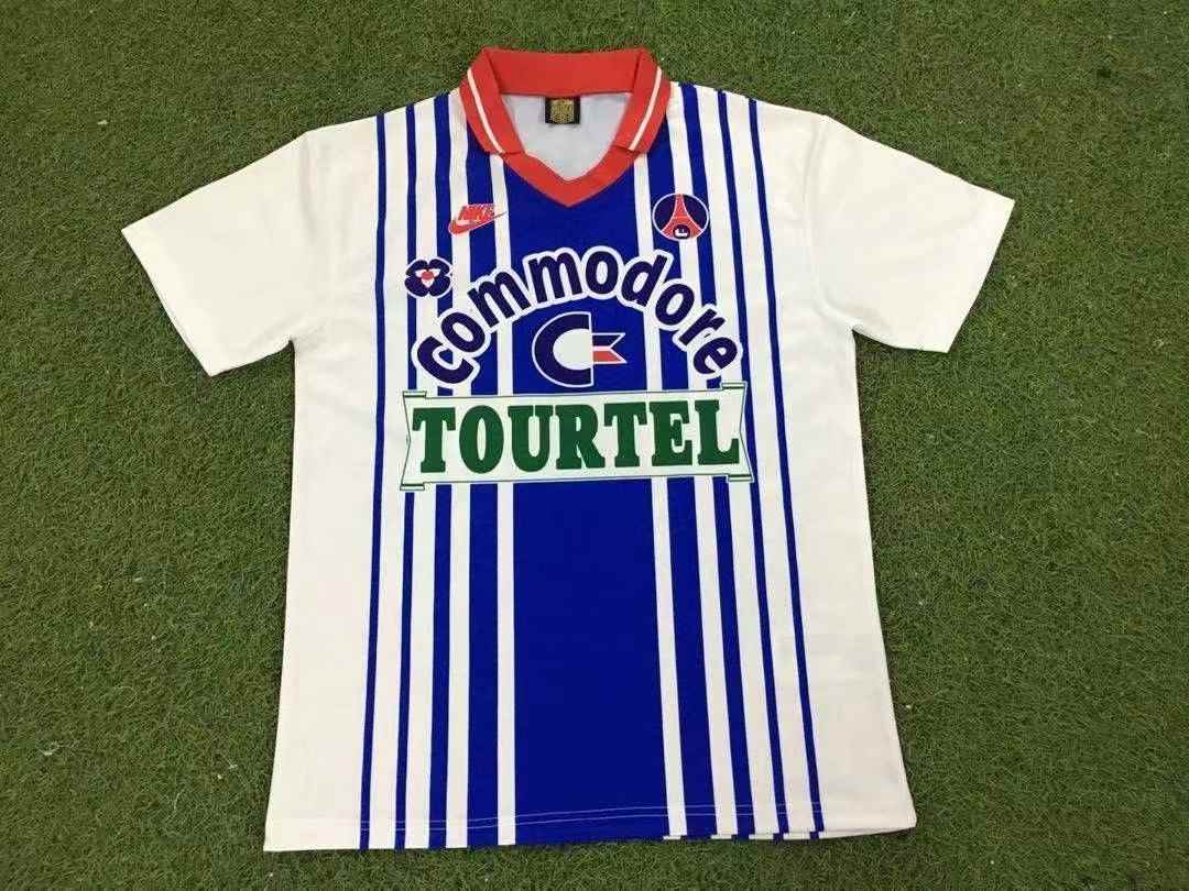 92 93 PSG away retro 巴黎 客场 复古 S-XXL