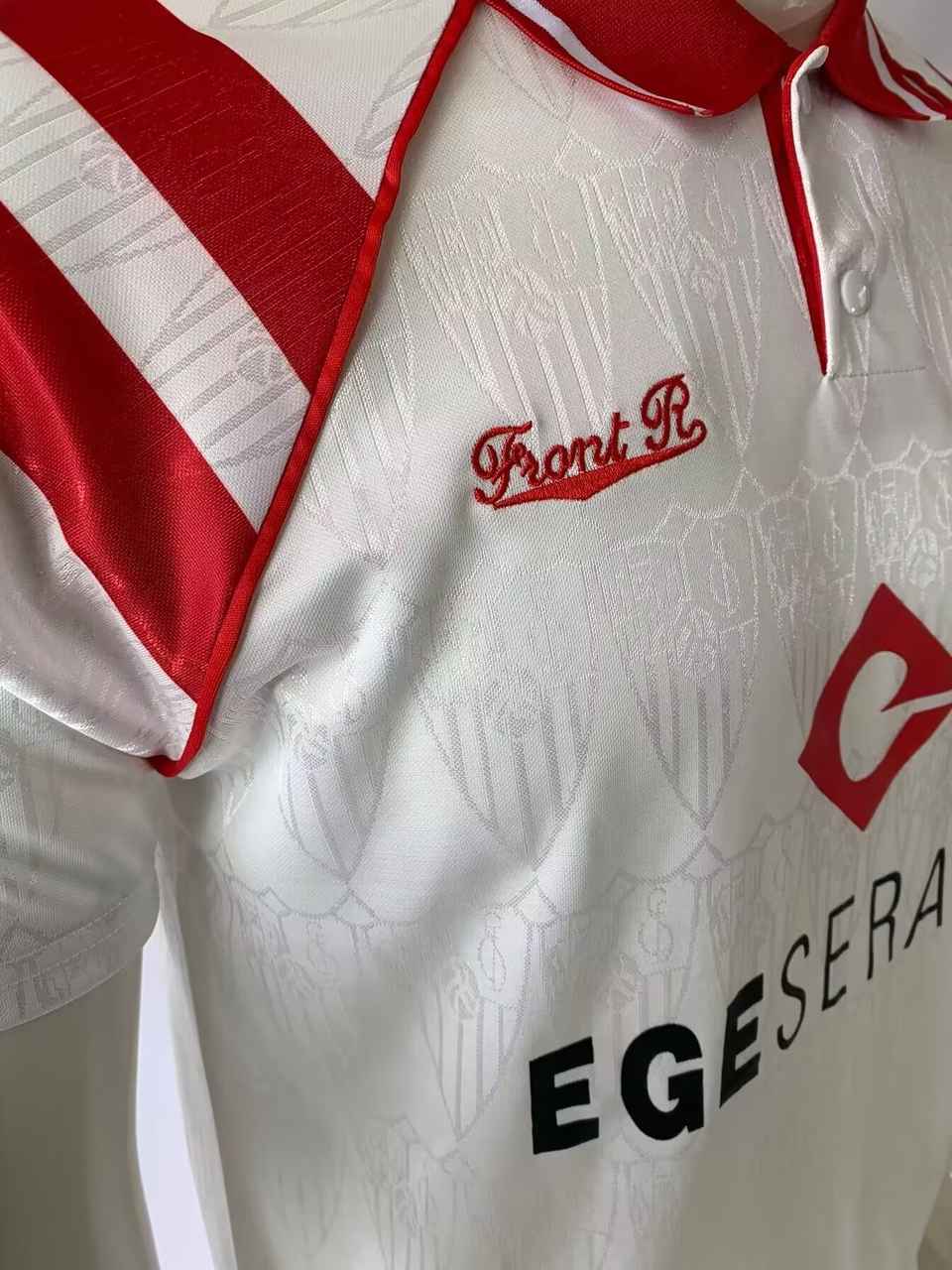 92 93 Sevilla home retro with sponsors 92 93 塞维利亚 主场 复古