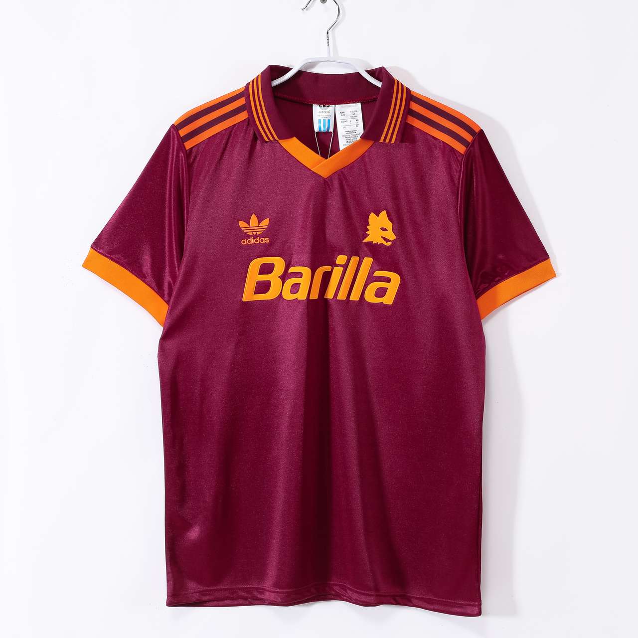 92 94 Roma Home Retro S-XXL 92 94 罗马 主场 复古 S-XXL