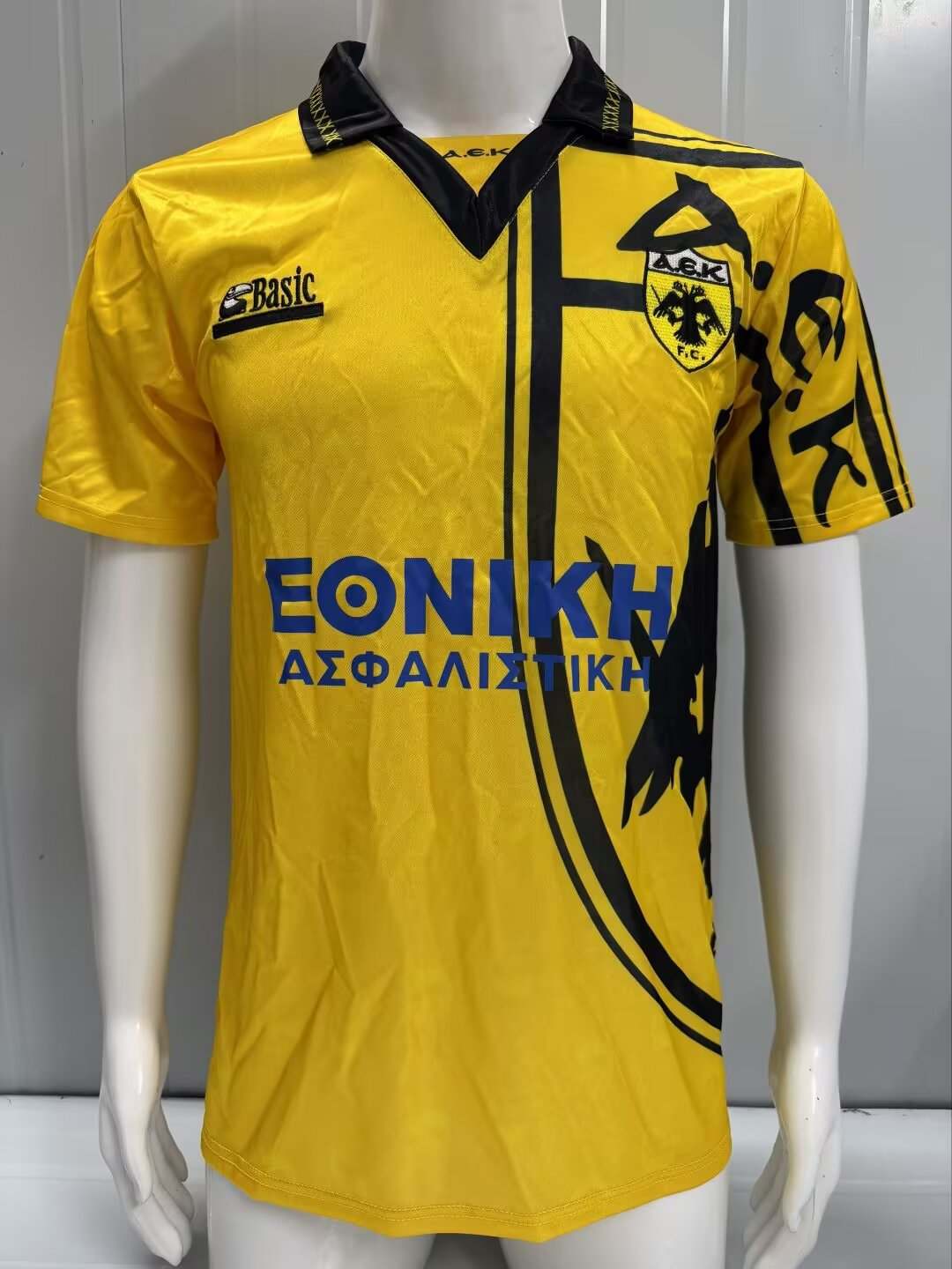 93 94 AEK Athens home retro 93 94 雅典AEK 主场 复古