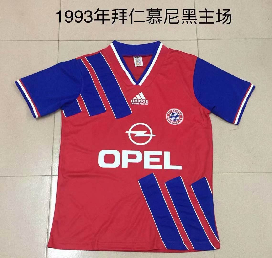 93 94 Bayern home Retro 93 94 拜仁 主场 复古