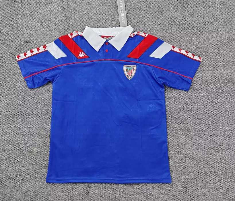 94 95 Athletic Bilbao Away Retro Jersey S-4XL 94 95 毕尔巴鄂 客场 复古 S-4XL