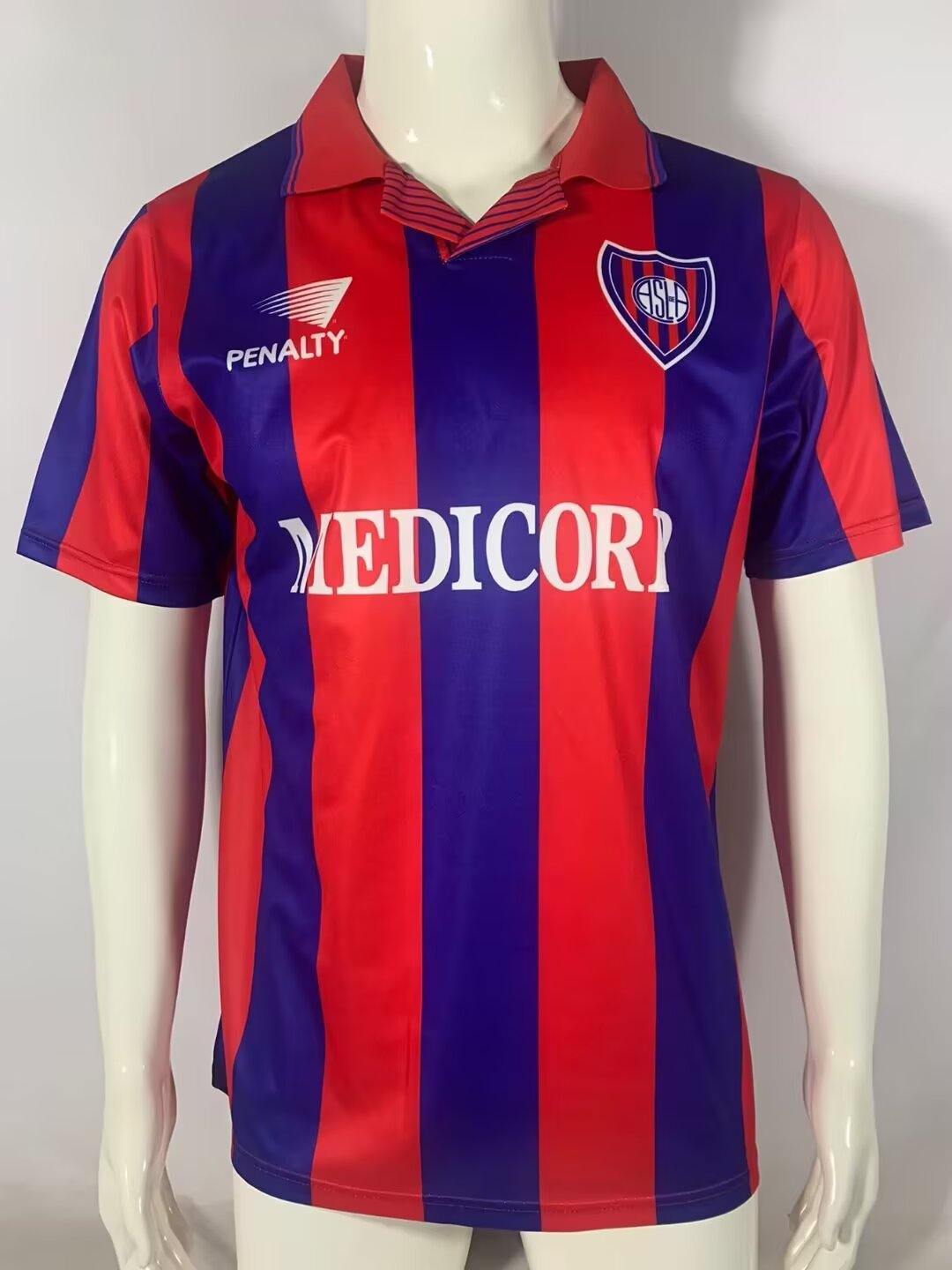 94 95 San Lorenzo home retro 94 95 圣洛伦索 主场 复古