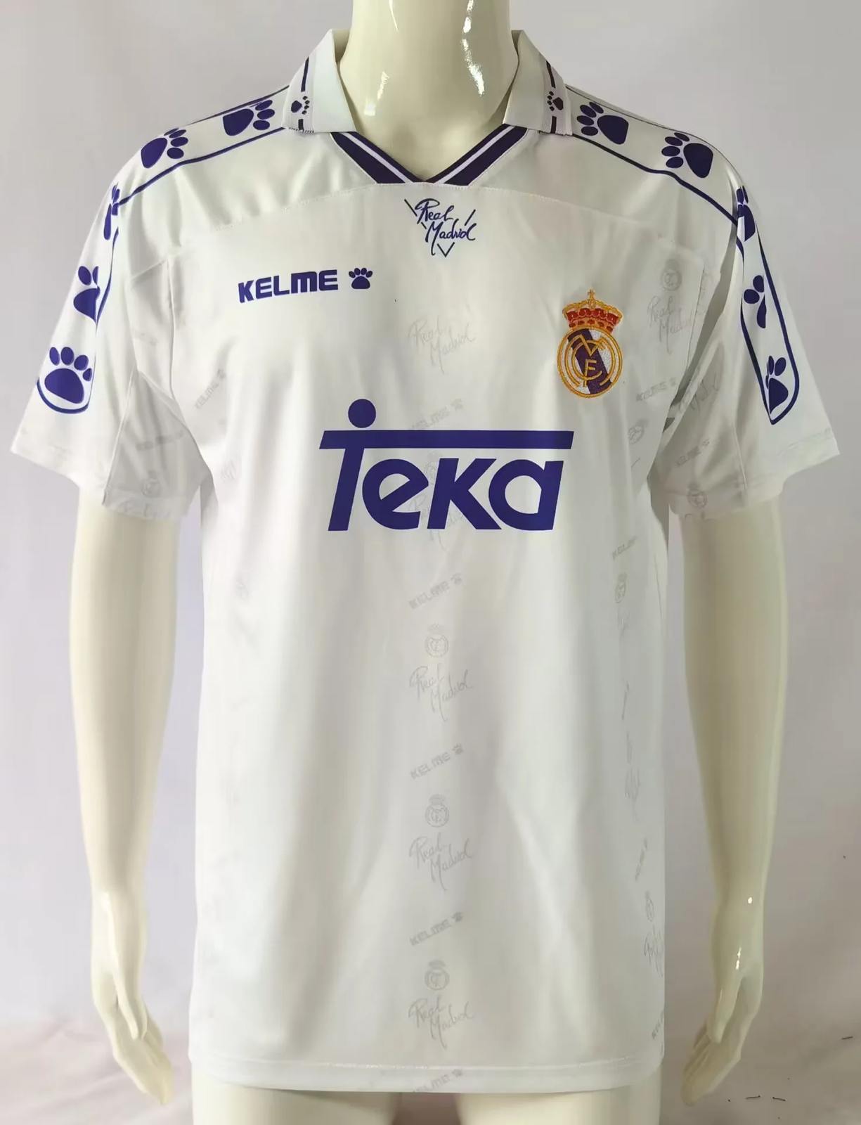 94 96 Real Madrid home Retro size S-2XL 94 96 皇马 主场