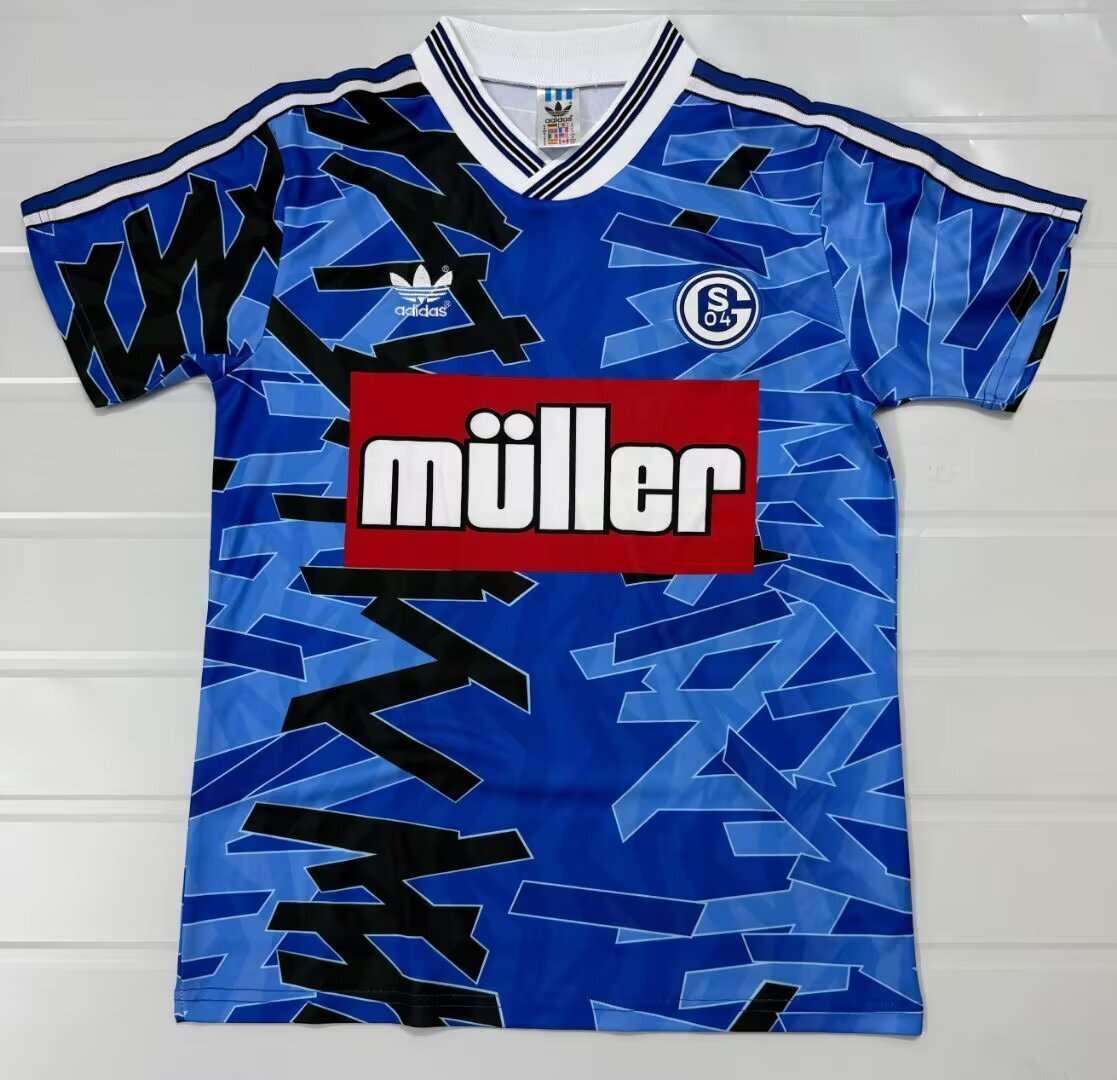 94 Schalke 04 home retro 93 94 沙尔克04 主场 复古
