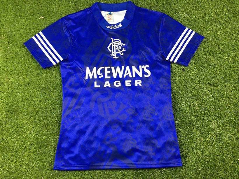 94-96 Rangers home retro S-XXL 94-96 流浪者 主场 复古