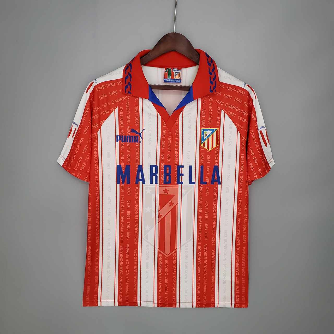 95 96 Atletico Madrid home retro 95 96 马德里竞技 主场 复古