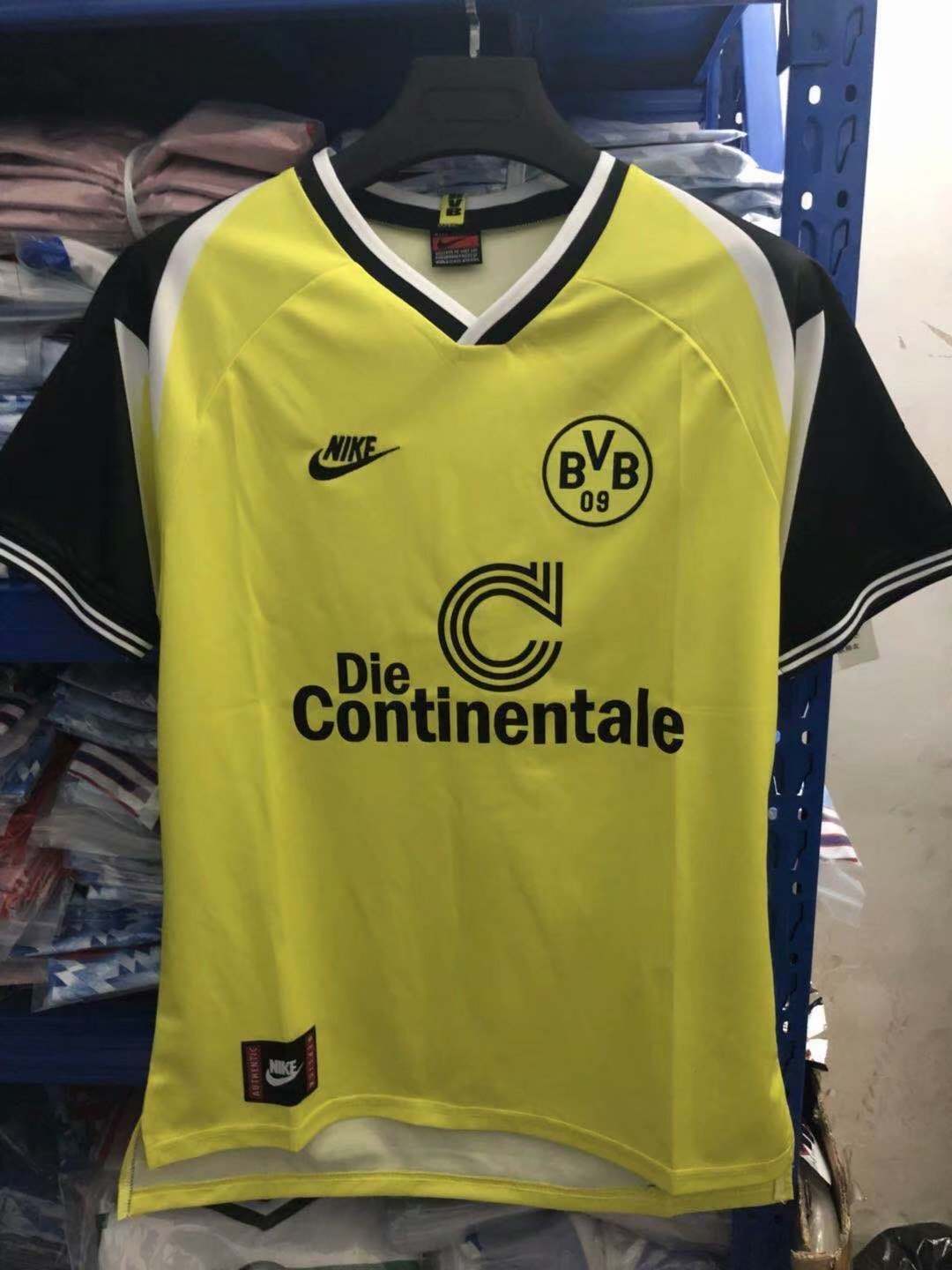 95 96 Dortmund home retro 95 96 多特蒙德 主场 复古 S~2XL
