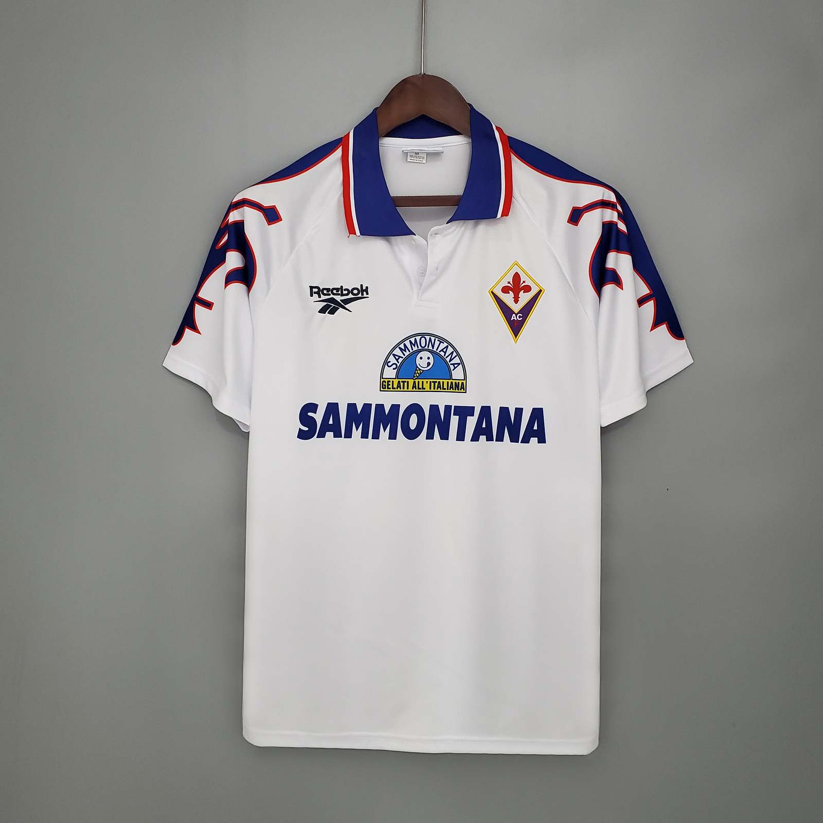 95 96 Fiorentina Away Retro 95 96 佛罗伦萨 客场 复古