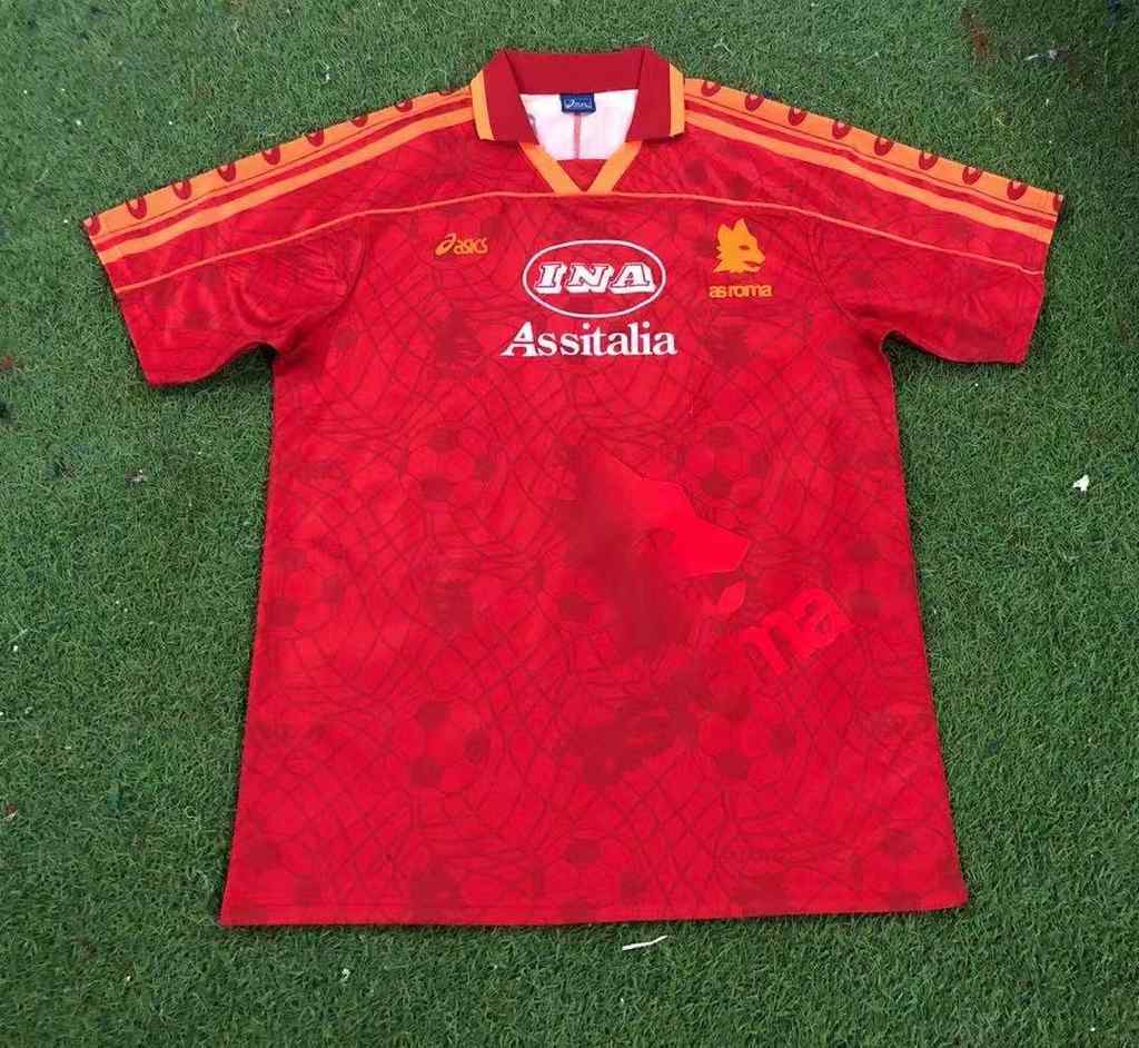 95 96 Roma home retro S-XXL 罗马 主场 复古