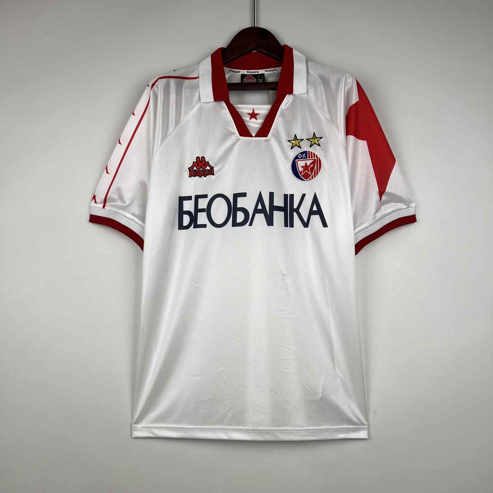 95 97 Crvena Zvezda Away retro S-XXL 95 97 贝尔格莱德红星 客场