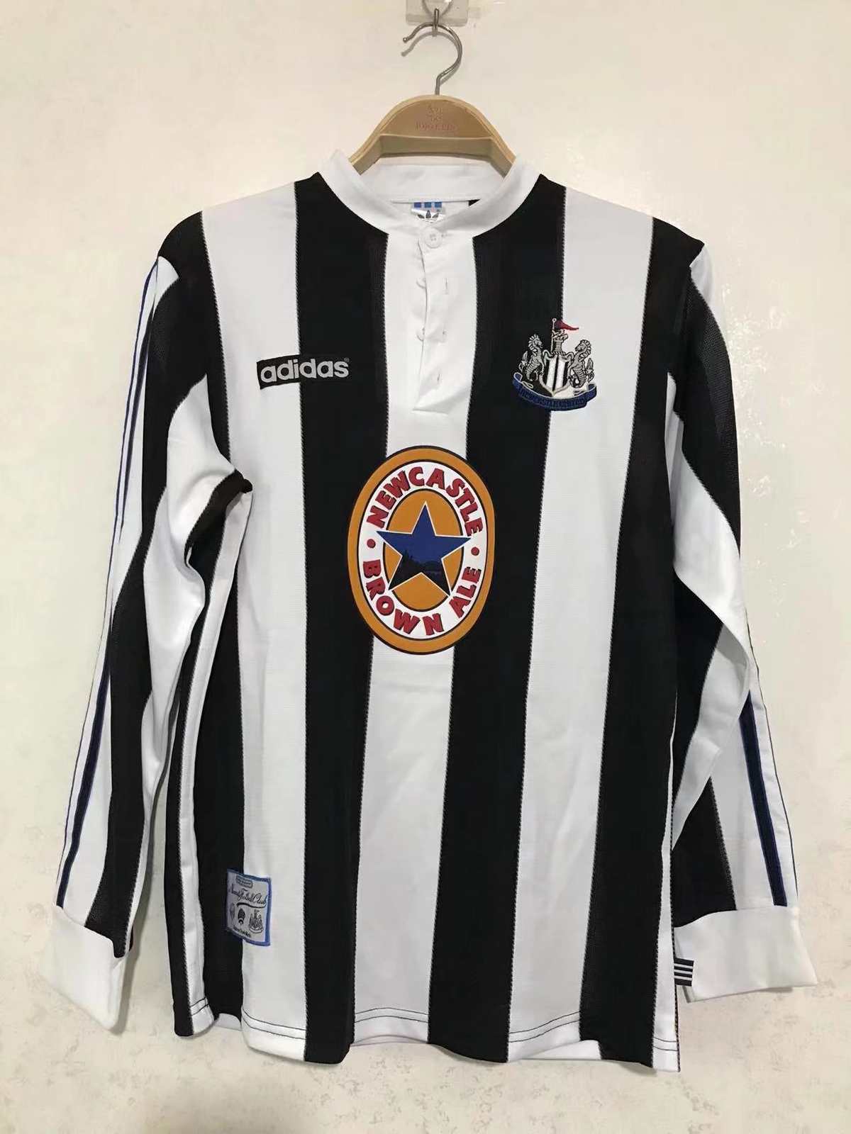 95 97 Newcastle United Home Long Sleeve Retro 95 97 纽卡斯尔联 主场 长袖 复古