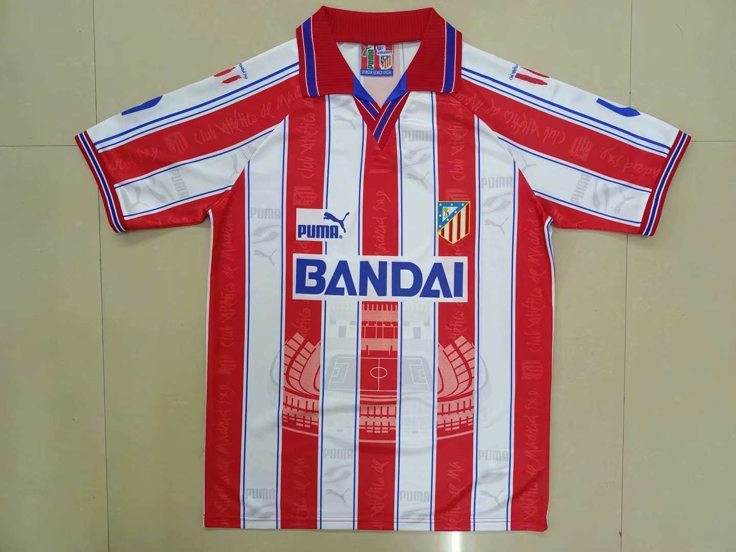 96 97 Atletico Madrid home retro 96 97 马德里竞技 主场 复古
