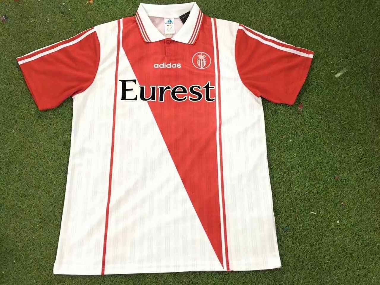 96 97 Monaco home retro 96 97 摩纳哥 主场 复古 S-XXL