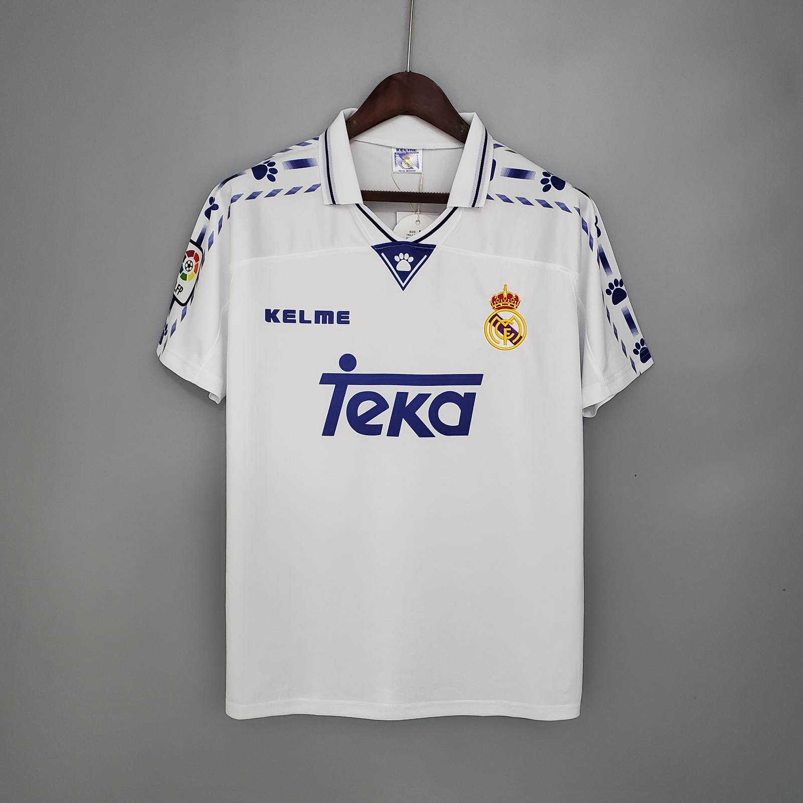 96 97 Real Madrid Home Retro S-2XL 96 97 皇马 主场 复古