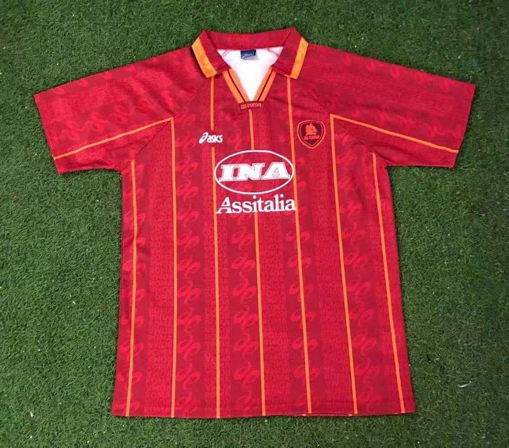 96 97 Roma home retro 罗马 主场 复古 S-XXL