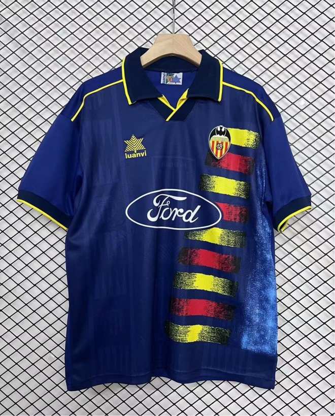 96 97 Valencia away retro S-XXL 96 97 瓦伦西亚 客场 复古 S-2XL