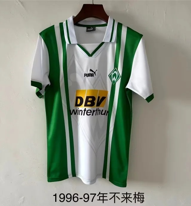 96 97 Werder Bremen home Retro 96 97 云达不莱梅 主场 复古_153331604