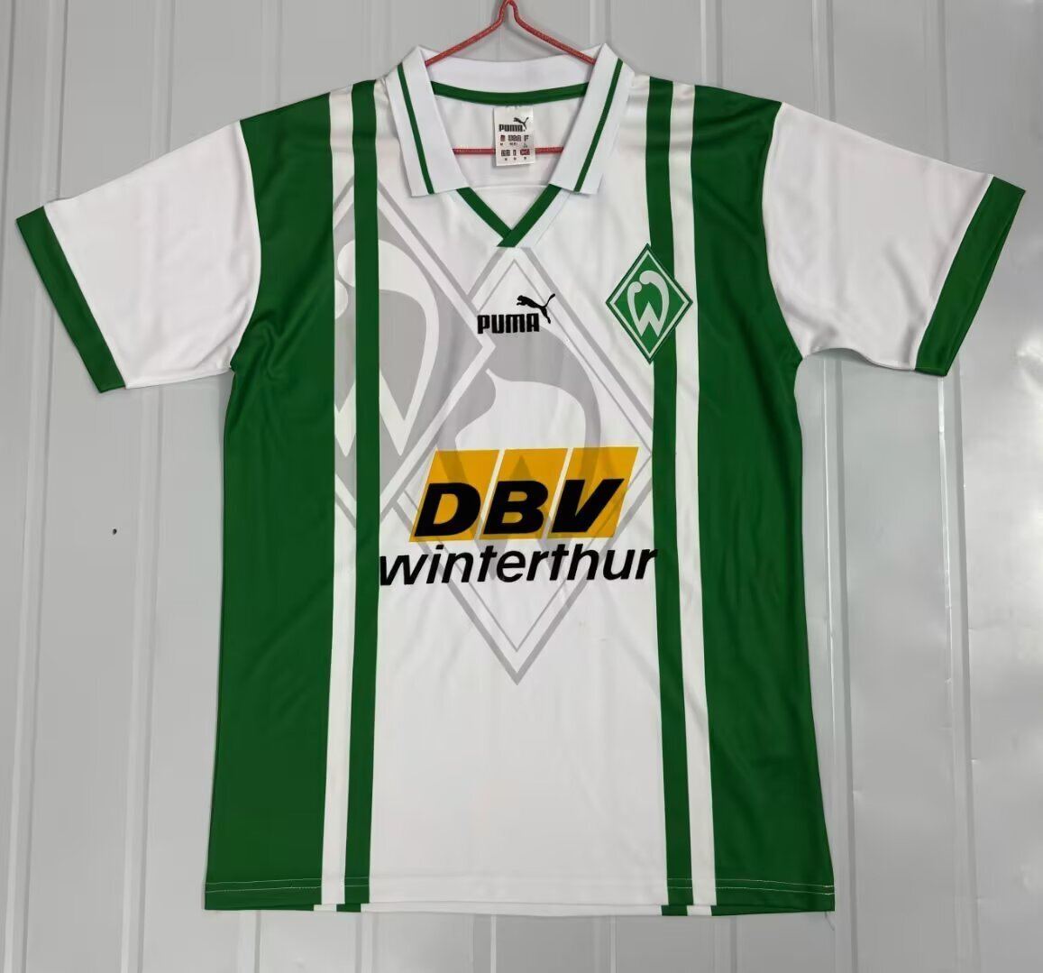 96 97 Werder Bremen home retro 96 97 云达不莱梅 主场 复古