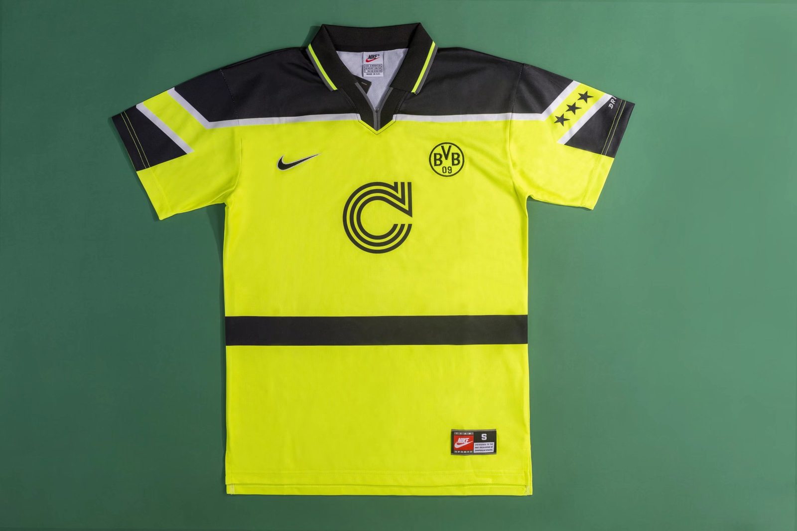 96-97 Dortmund Champions League retro 96-97 多特蒙德 欧冠冠军 复古 S-XXL