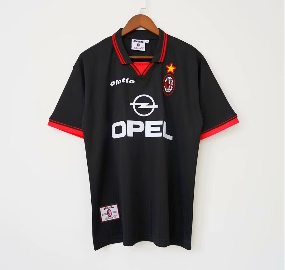 97 98 AC Milan away retro 97 98 AC米兰 客场 复古_198358709
