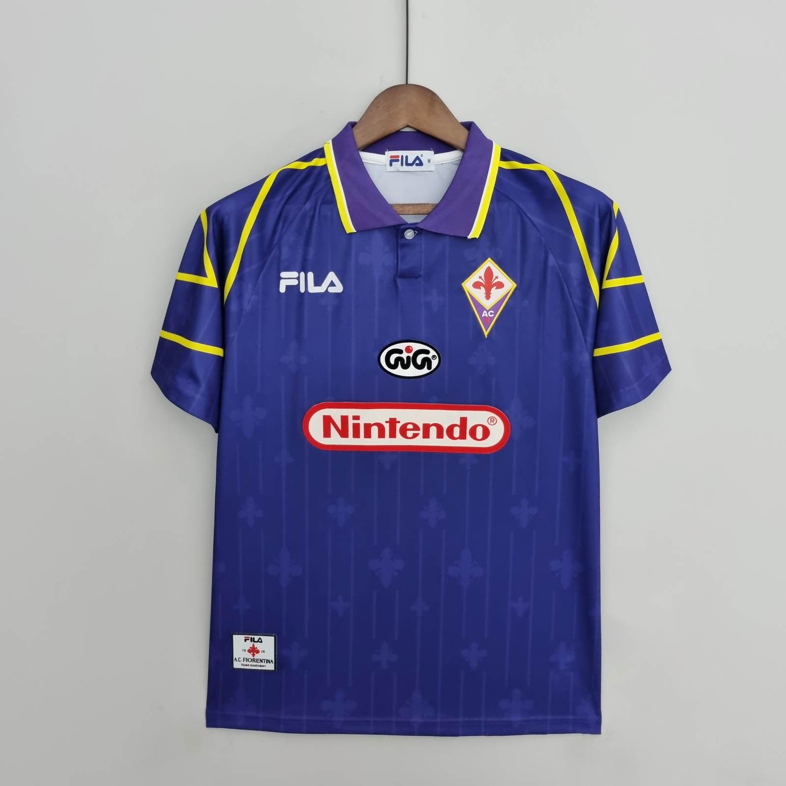 97 98 Fiorentina home retro 97 98 佛罗伦萨 主场 复古 S-XXL