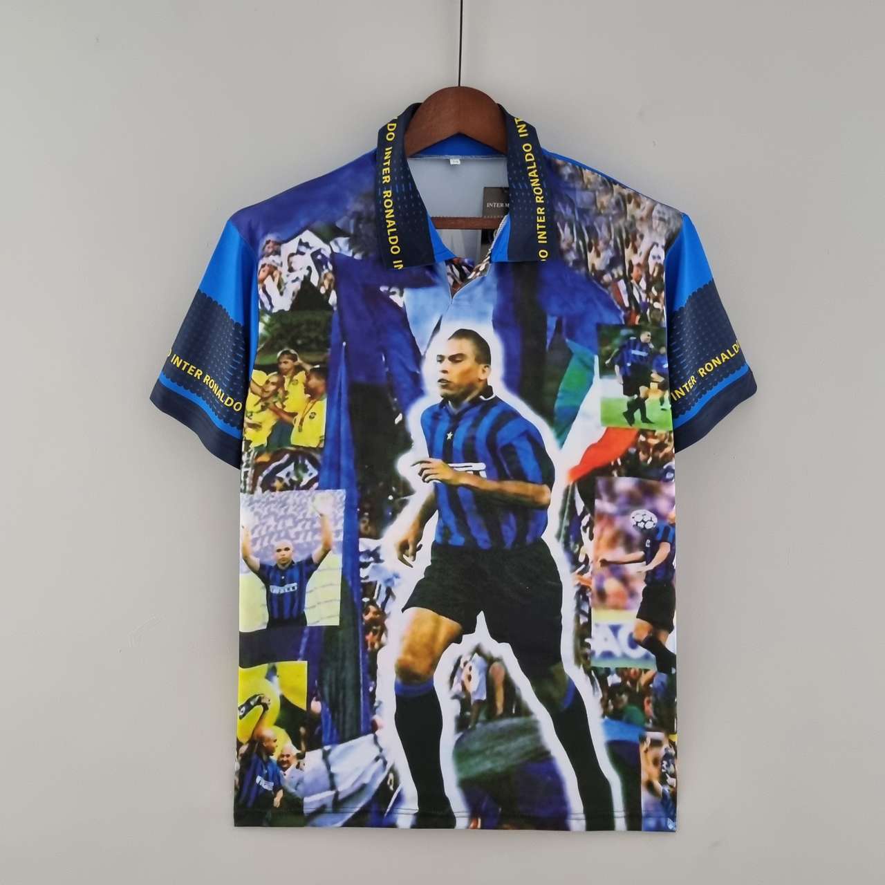 97 98 Inter milan Ronaldo retro 97 98 国际米兰 罗纳尔多 复古 S 2XL