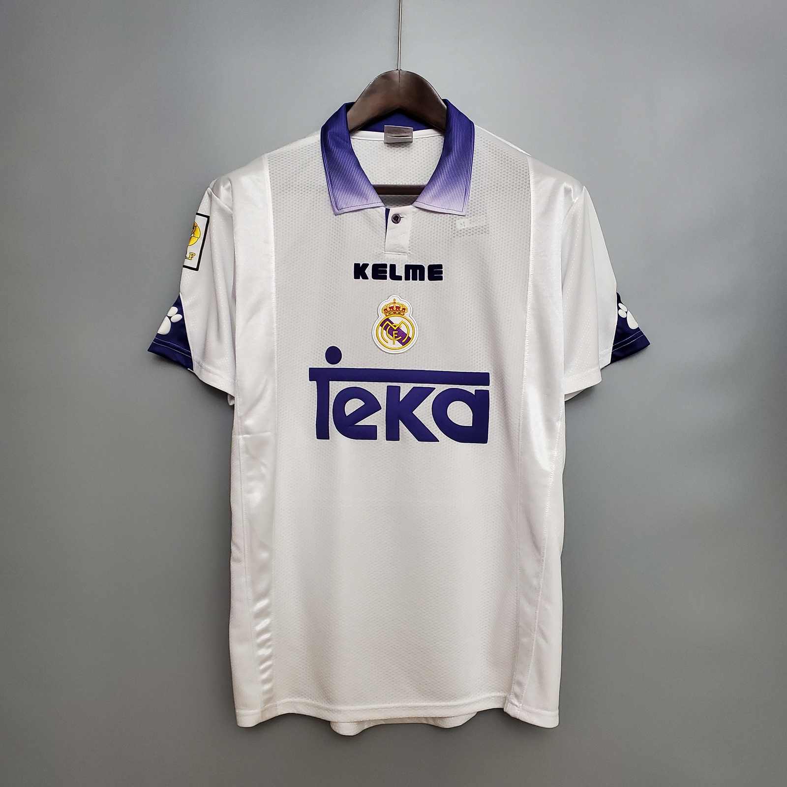 97 98 Real Madrid home retro 97 98 皇马 主场 欧冠冠军 复古 S-XXL