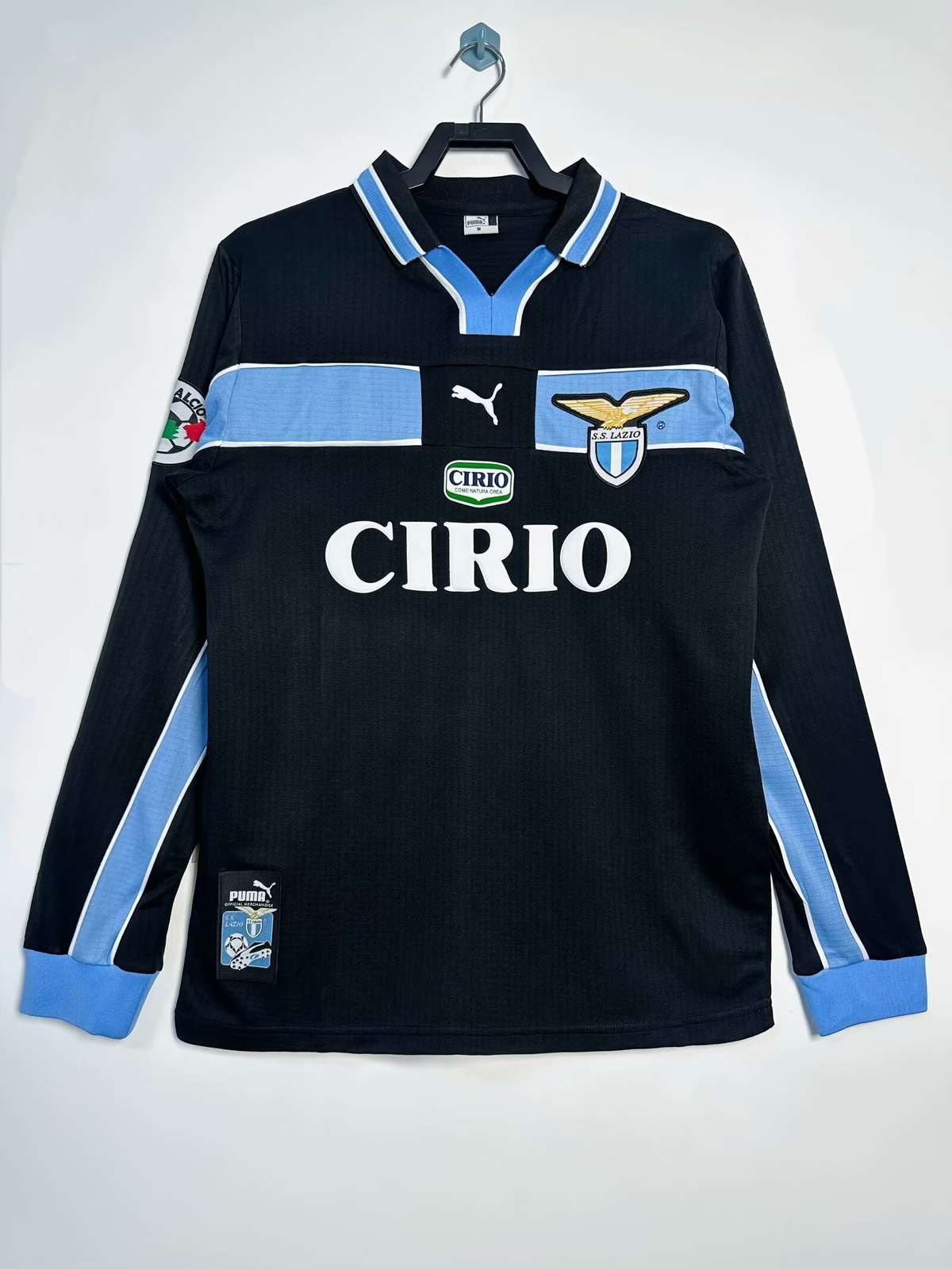 98 00 Lazio away long sleeves retro size S-2XL 1998 99 拉齐奥 客场 长袖