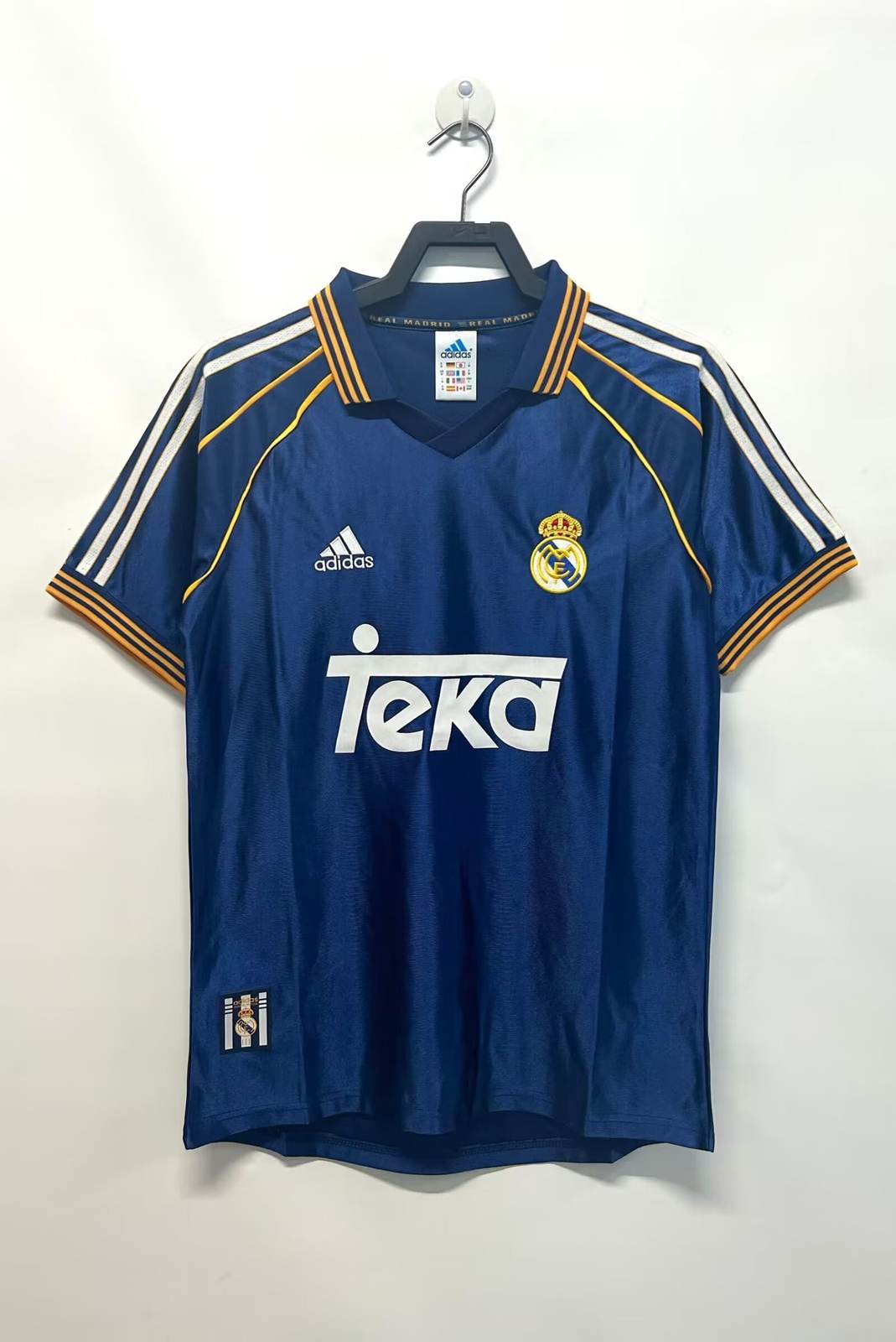 98 00 Real Madrid third away game retro 98 00 皇马 二客 复古