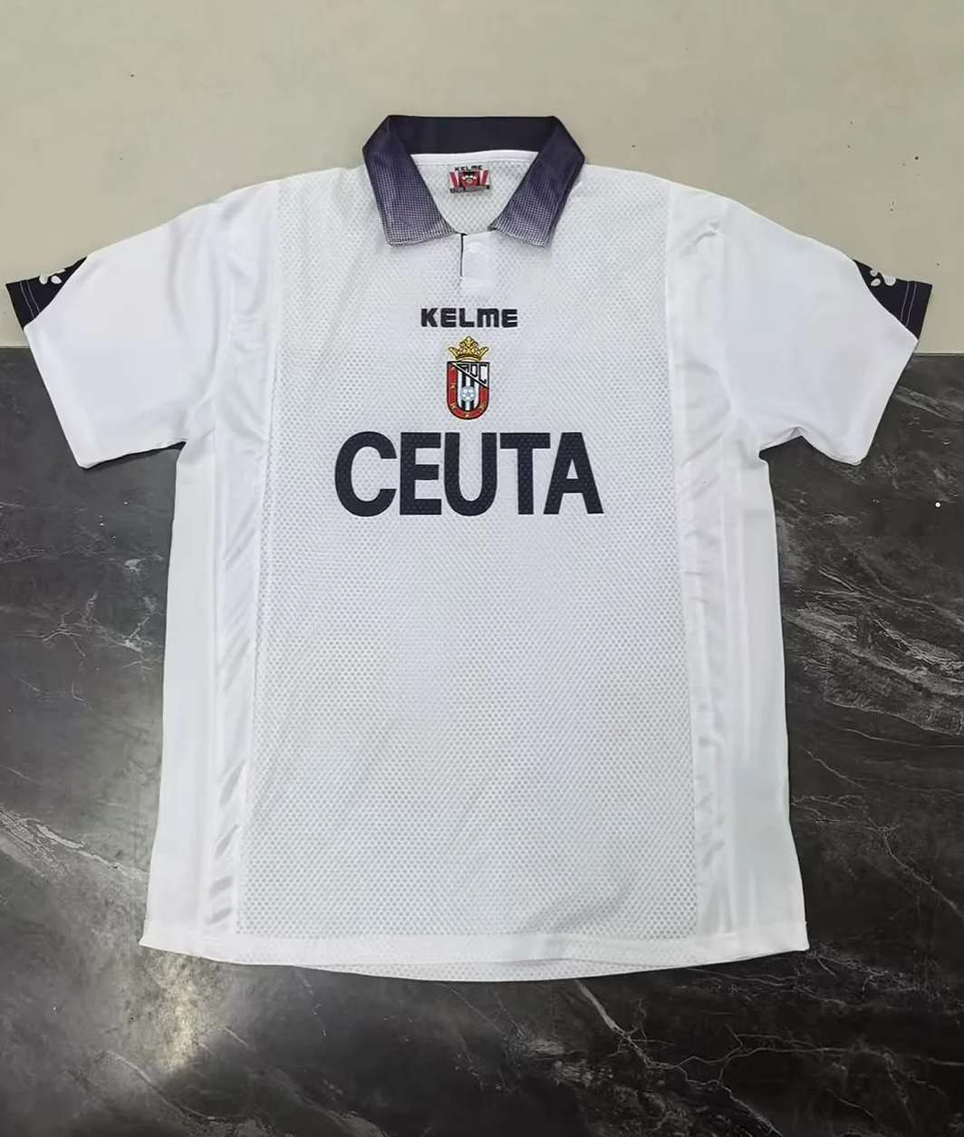 98 99 AD Ceuta home retro size S-2XL 98 99 休达 主场 复古
