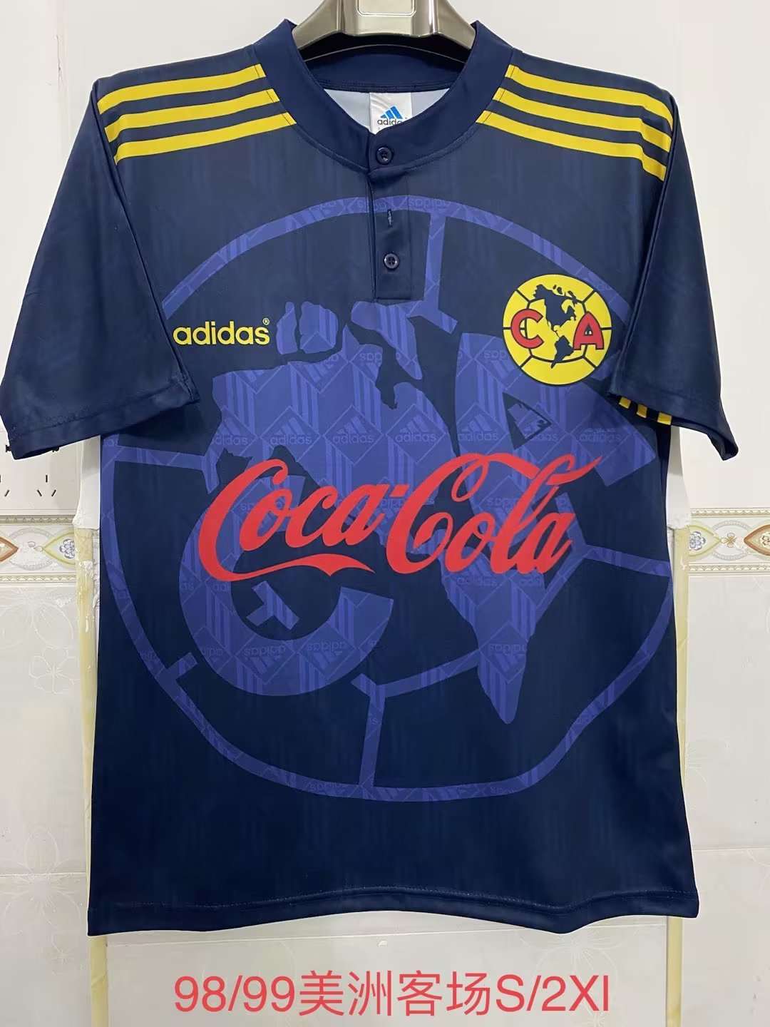 98 99 Americas Away Retro S-2XL 98 99 美洲 客场 复古 S-2XL